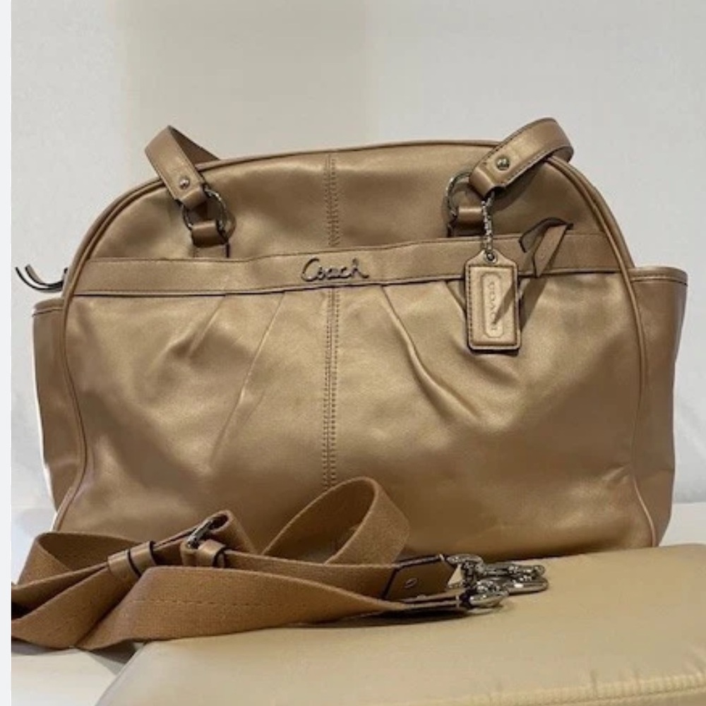 Coach Addison Metallic Bronze Large Tote